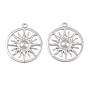 304 Stainless Steel Pendants, Sun Charms