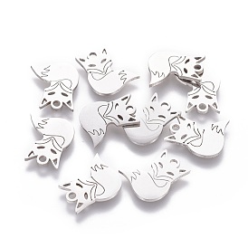 201 Stainless Steel Charms, Fox