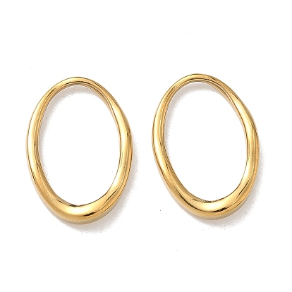 304 нержавеющей стали связывающий кольца, овальные, ионное покрытие (ip)