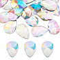 40Pcs Acrylic Rhinestone Cabochons, Teardrop