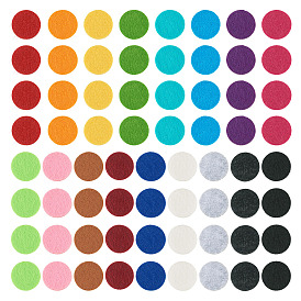 102 шт. 17 цветные волокнистые парфюмерные диски, Салфетки, плоско-круглые