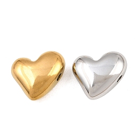 304 Stainless Steel Beads, Heart