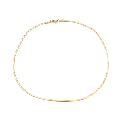 Вакуумное покрытие pvd 304 ожерелья из нержавеющей стали, с карабин-лобстерами 