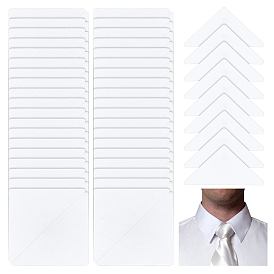 150шт. пластиковый воротник для рубашки священнослужителя, белый воротник священника, подкладка воротника остается