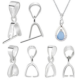 6 шт. 3 стиль 925 подвески из стерлингового серебра, льда поручительств выбор щепотка, с печатью 925