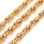 Hammered 304 Stainless Steel Rope Chains, Unwelded