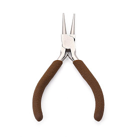 55# Стальные круглогубцы с нескользящими удобными рукоятками, поверхность никелевого сплава