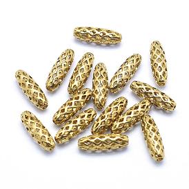 Perlas de filigrana de bronce, sin plomo, cadmio, níquel, arroz