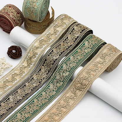 Embroidery Polyester Ribbon, Jacquard Ribbon, Garment Accessories, Floral