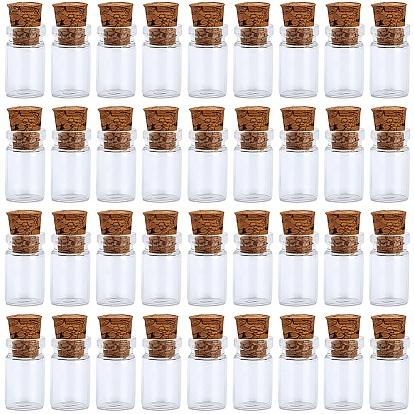 100 шт. мини-бутылки для желаний из стекла, с пробками