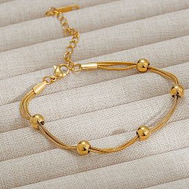 304 из нержавеющей стали браслеты многожильных, спутниковые цепи браслеты для женщин