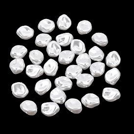 Perles de nacre en plastique ABS, nuggets