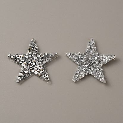 Star Hotfix Rhinestone Iron on Patches, Costume Accessories, Sewing Craft Decoration