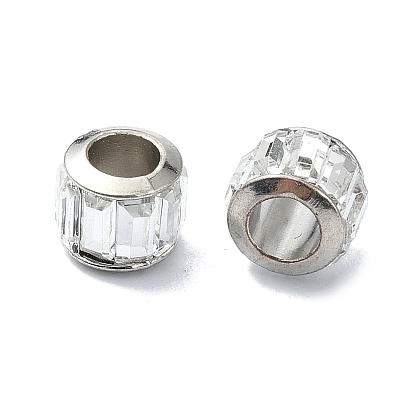 Стеклянные шампала бусины, с железом, колонка