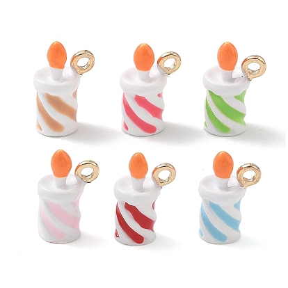 Подвески из эмали и сплава, свечные амулеты, золотой свет