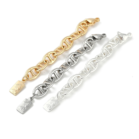 Латунь заканчивается цепи, без кадмия, без никеля и без свинца, прямоугольные