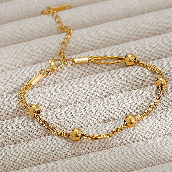 304 из нержавеющей стали браслеты многожильных, спутниковые цепи браслеты для женщин