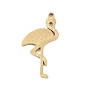 304 подвески из нержавеющей стали, шарм в форме фламинго, ионное покрытие (ip)