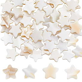 2 нити пресноводные ракушки бусины нити, звезда