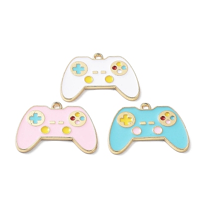 Подвески из эмали и сплава, золотой свет, геймпад очарование