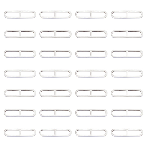 201 нержавеющей стали связывающий кольца, овальные