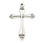 Tibetan Style Alloy Pendants, Cross