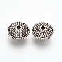 Tibetan Style Alloy Beads, Flat Round