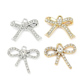 Подвески из сплава и страза, бантом прелести, uv покрытие