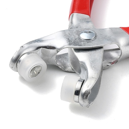 Press Button Snap Fastener Steel Punch Pliers, with Plastic Handles & Metal Eyelet Grommets