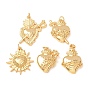 Brass Pendants, Sacred Heart Charms