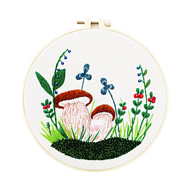 Little bee butterfly snail cross stitch fabric embroidery embroidery kit diy material bag
