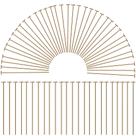 300 шт. 304 штифты с плоской головкой из нержавеющей стали, для изготовления ювелирных изделий