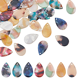 50шт. подвесок из ацетата целлюлозы (смолы), очарование слезы