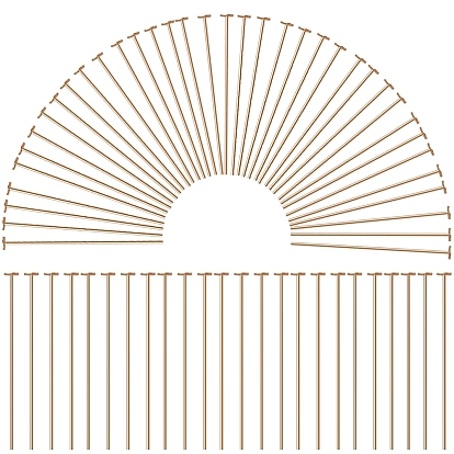 300 шт. 304 штифты с плоской головкой из нержавеющей стали, для изготовления ювелирных изделий