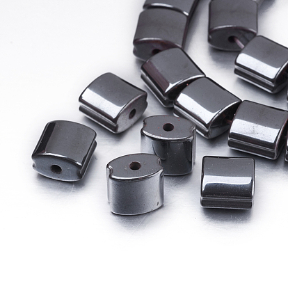 Non-magnetic Synthetic Hematite Beads Strands, Square