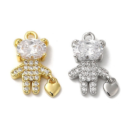 Стойки обшивки латунь кубического циркония подвески, долговечный, без свинца и без кадмия, медведь