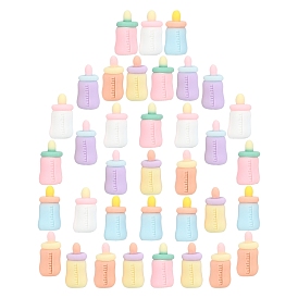SUNNYCLUE 30Pcs 6 Colors Opaque Resin Cabochons, Feeding-Bottle