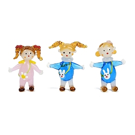 Украшение для девочки в стиле лэмпворк ручной работы, для украшения домашнего офиса