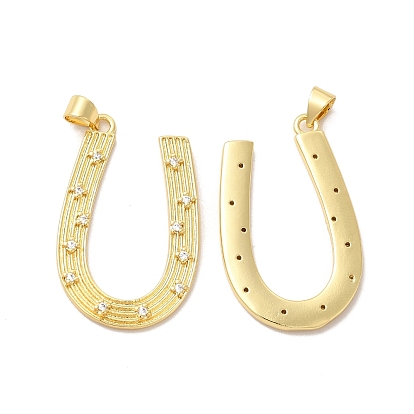 Стойка металлическая латунная микропрофилированная кубическая циркония подвески, без кадмия и без свинца, долгоиграющий, подкова