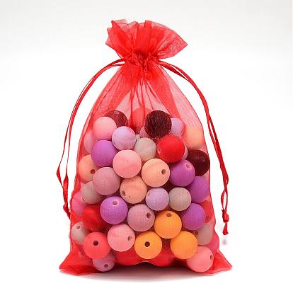 Organza Bags, Jewelry Gift Mesh Pouches for Wedding Party Christmas Candy Bags, High Dense, Rectangle