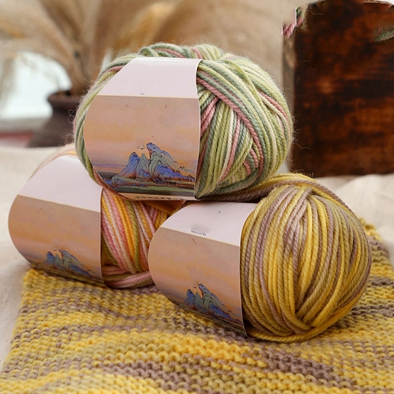 Кашемир сегмент окрашенная пряжа, для ткачества, вязание крючком