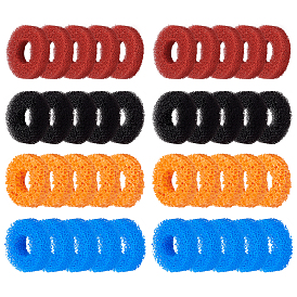 SUPERFINDINGS 40Pcs 4 Colors Sponge Style Joystick Positioning Auxiliary Ring for Game Console