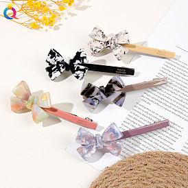Chic Acetate Butterfly Hair Clip for Women - Large Size Spring Clamp Hair Accessory