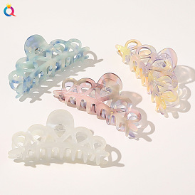 Chic Hair Accessories Crown Clip for Women with French Style and Vinegar Acetate Material