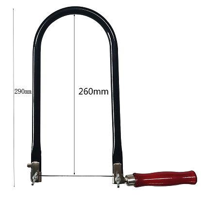 Iron Saw with Wood Handles, for Jewelry Making