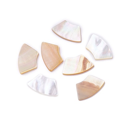 Cabochons coquille, fan
