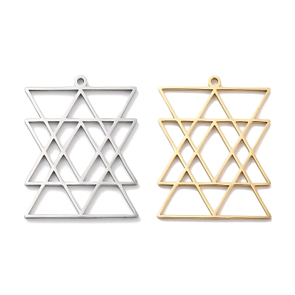 304 подвески из нержавеющей стали, лазерная резка, звезда Дэвида Шарма