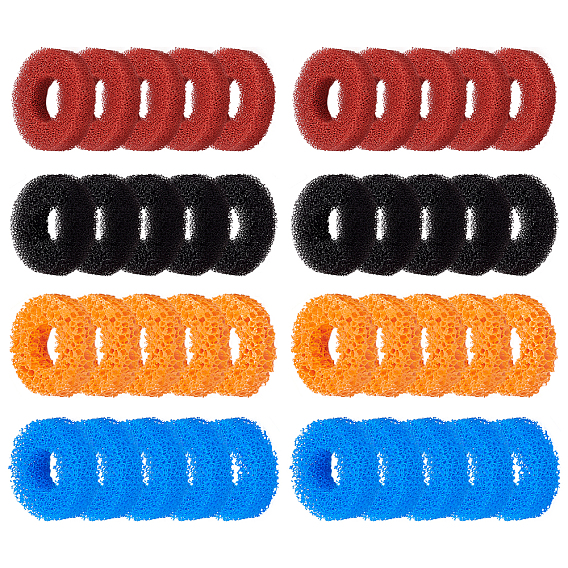 Superfindings 40шт 4 цвета губчатого типа позиционирование джойстика вспомогательное кольцо для игровой консоли