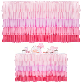 Шифоновая скатерть, аксессуары для украшения праздничного стола