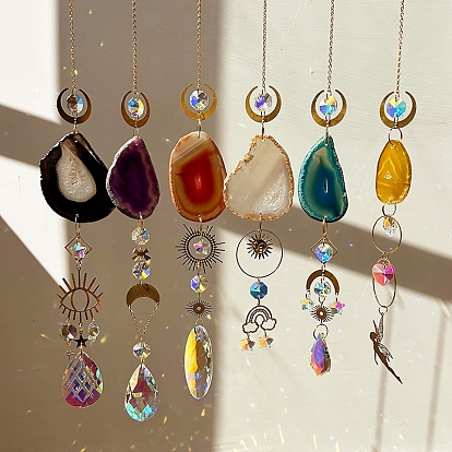 Подвеска-ловец солнца из хрустального стекла агата, создатель радуги, украшение сада и дома своими руками